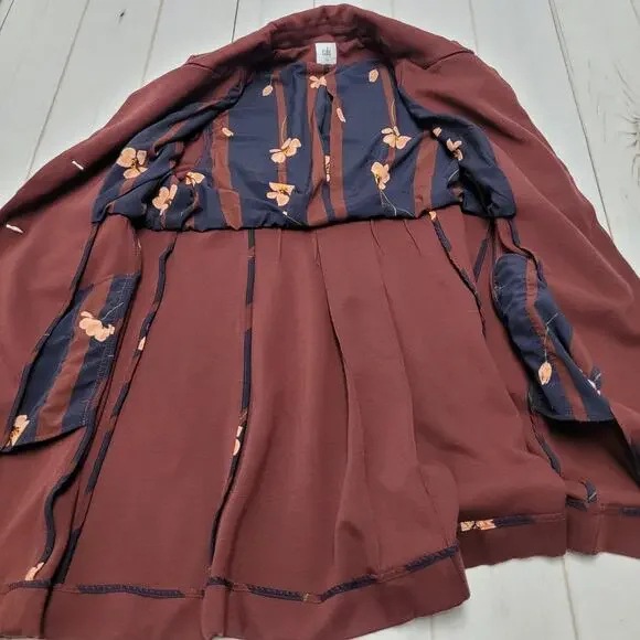 Cabi long boss jacket rust red blazer 3545 - Picture 7 of 8